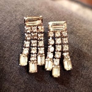 Vintage costume earrings
